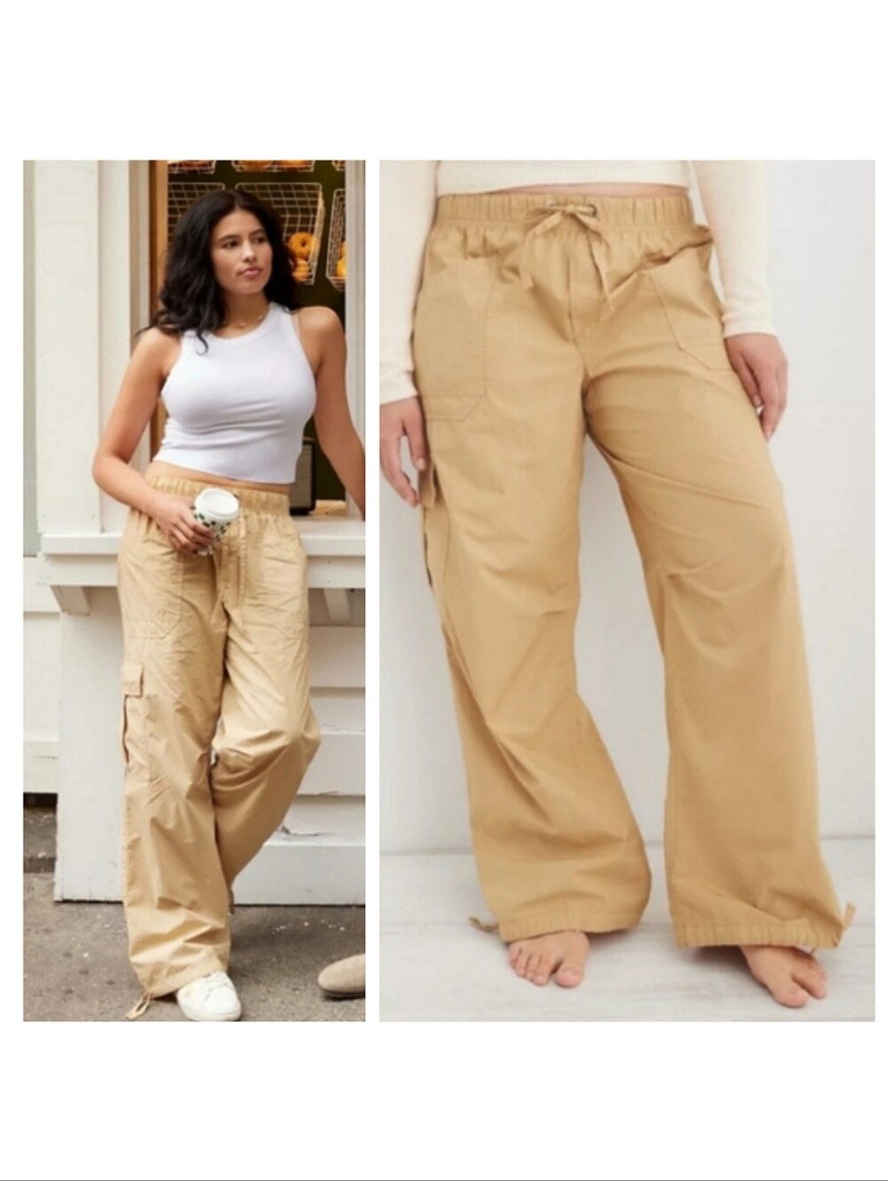 Aerie Avenue Baggy Cargo Pants Size Small | Baggy Utility Skater Y2K Streetwear